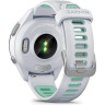 Часы GARMIN FORERUNNER 265S BLACK BEZEL WITH WHITESTONE CASE AND WHITESTONE/NEO TROPIC SILICONE BAND 010-02810-14