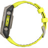 Смарт-часы GARMIN FENIX 8 – 47 мм, Solar Sapphire, титан с ярко-желтым/графитовым силиконовым ремешком 010-02906-21